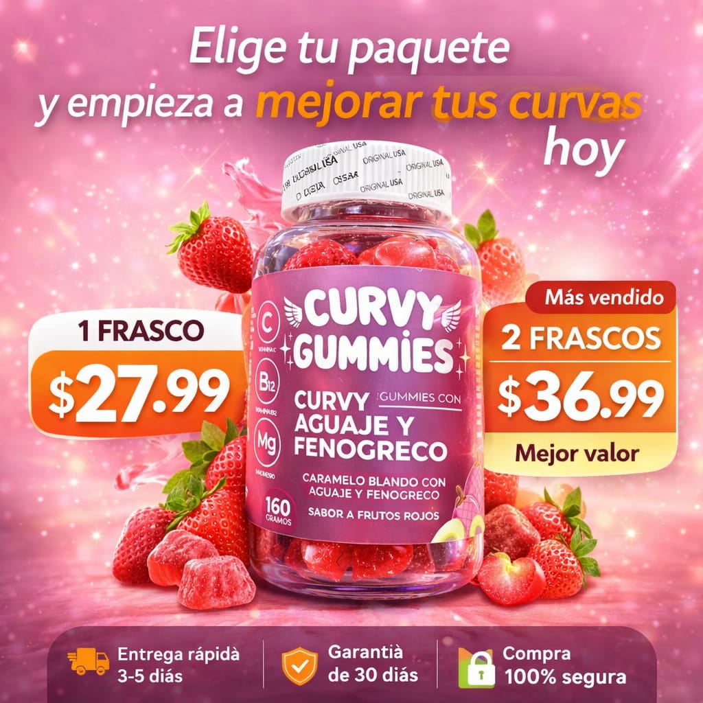 CURVY GUMMIES DE AGUAJE Y FENOGRECO